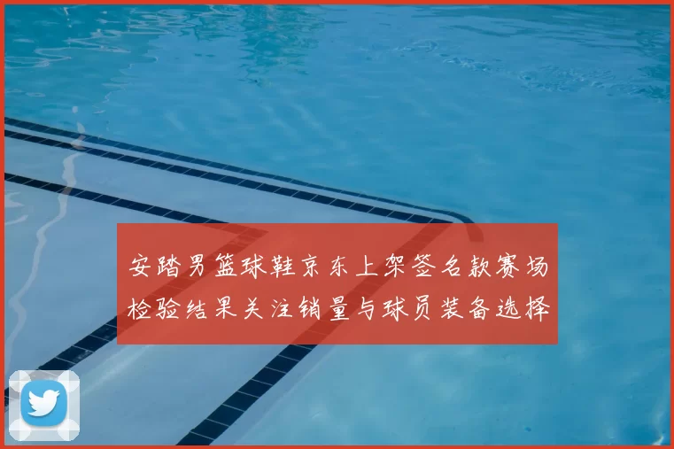 安踏男篮球鞋京东上架签名款赛场检验结果关注销量与球员装备选择